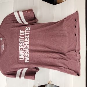 EUC Original League Collegiate Wear University of Massachusetts Men's sz L Shirt